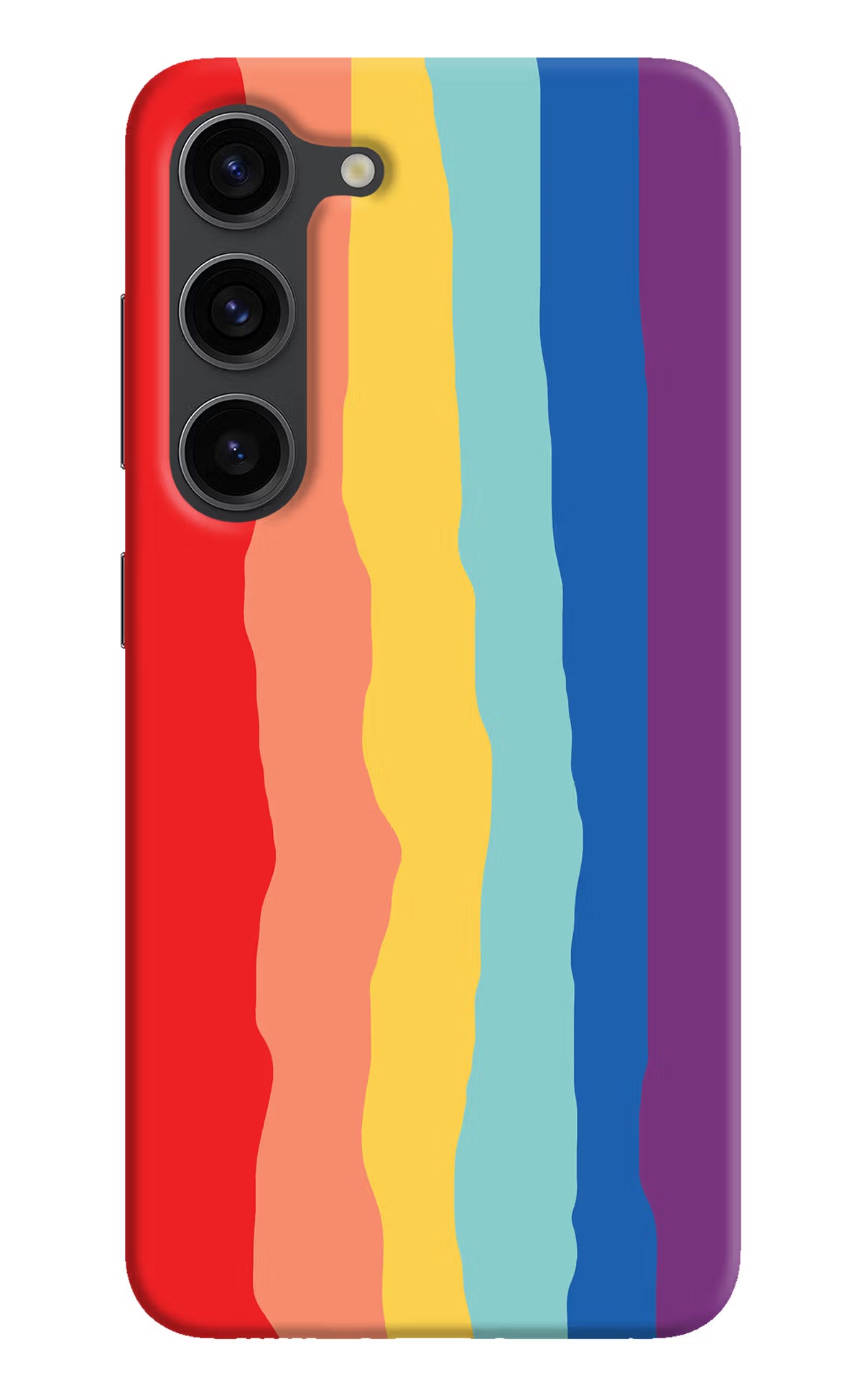Rainbow Samsung S23 Plus Hard Case Back Cover by Casekaro