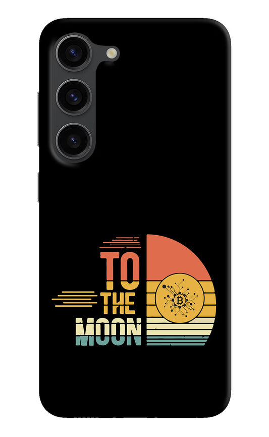 To the Moon Samsung S23 Plus Hard Case Back Cover by Casekaro
