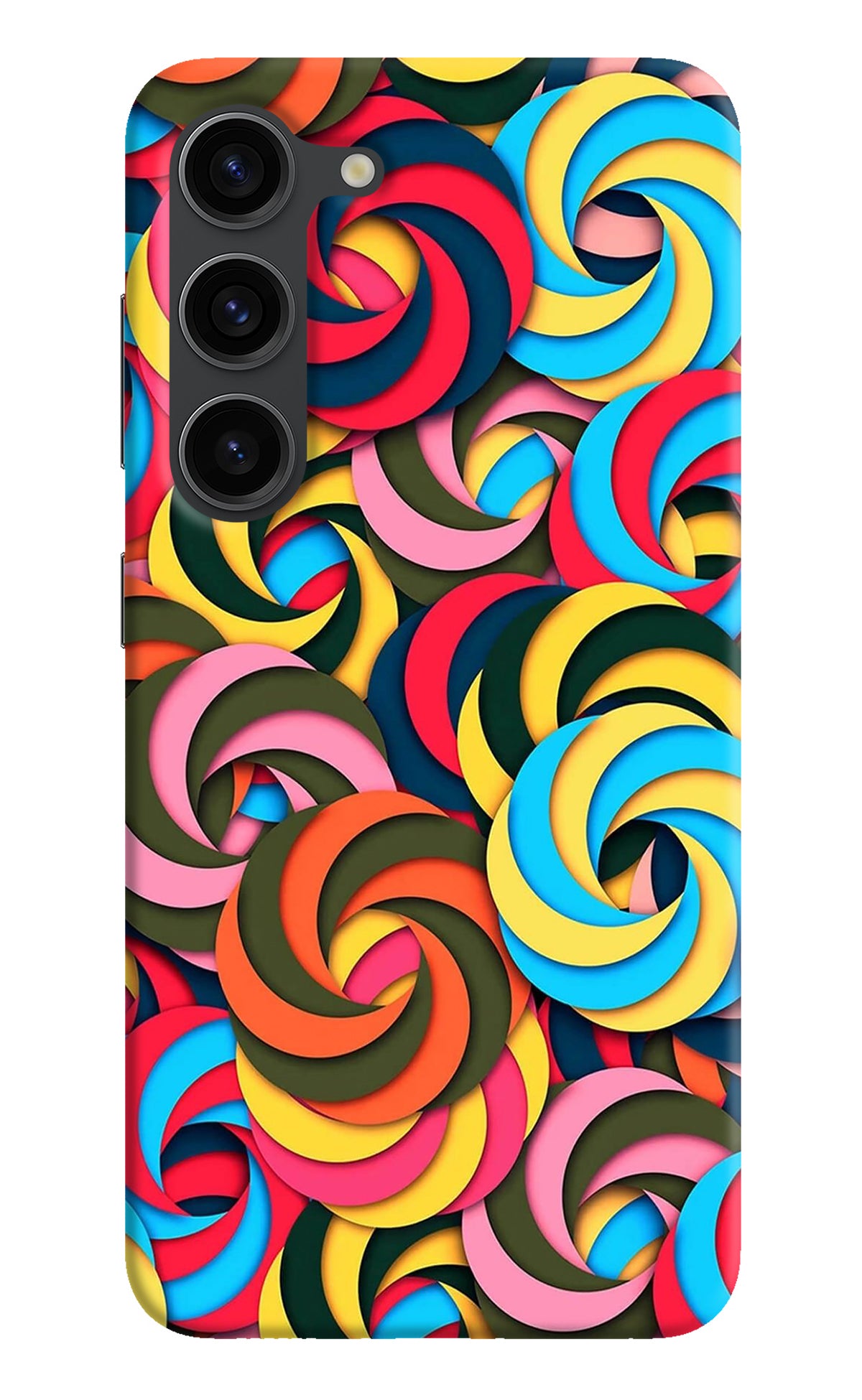 Spiral Pattern Samsung S23 Plus Back Cover
