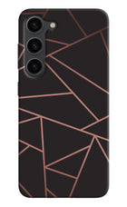 Geometric Pattern Samsung S23 Plus Hard Case Back Cover by Casekaro