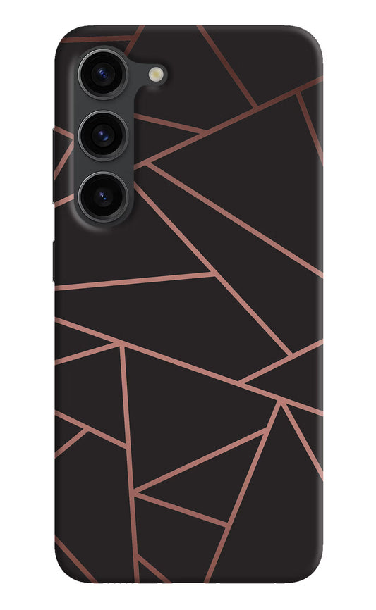 Geometric Pattern Samsung S23 Plus Hard Case Back Cover by Casekaro