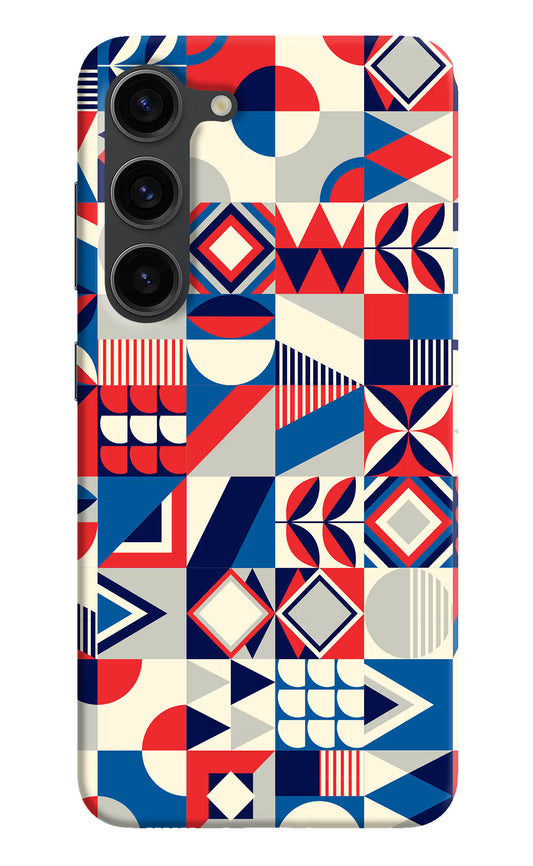 Colorful Pattern Samsung S23 Plus Hard Case Back Cover by Casekaro