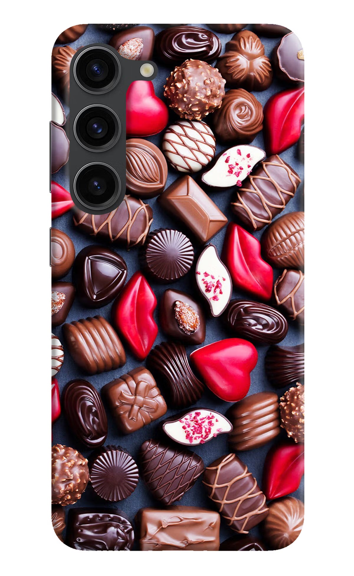 Chocolates Samsung S23 Plus Hard Case Back Cover by Casekaro