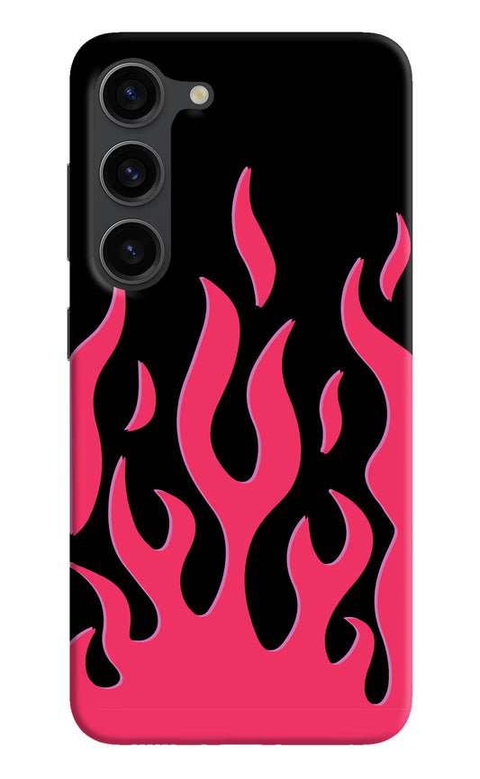 Fire Flames Samsung S23 Plus Hard Case Back Cover by Casekaro
