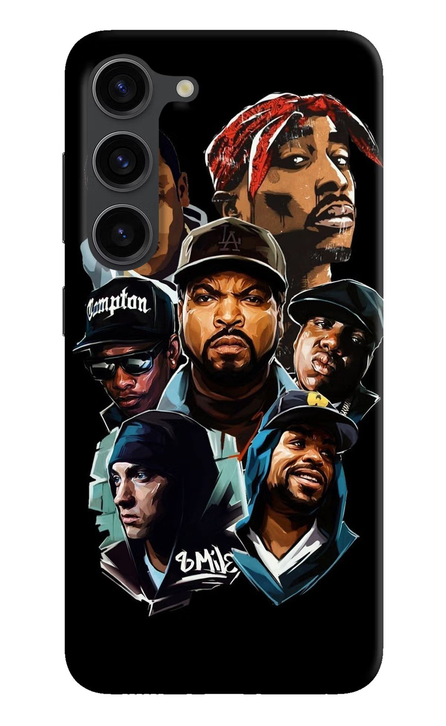Rappers Samsung S23 Plus Back Cover, Hard case