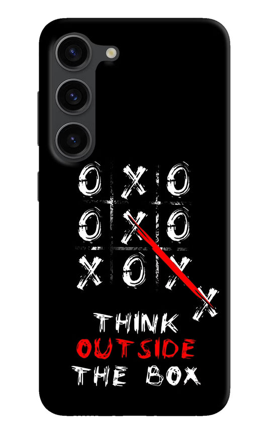 Think out of the BOX Samsung S23 Plus Hard Case Back Cover by Casekaro