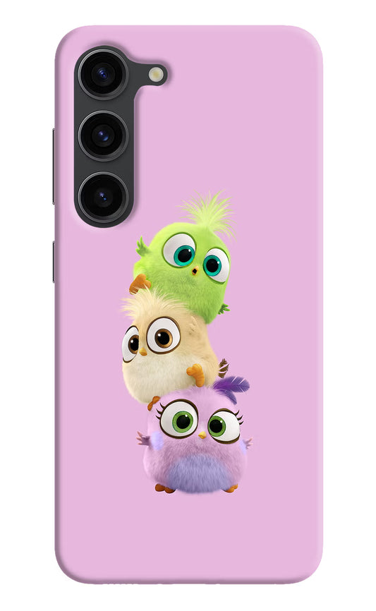 Cute Little Birds Samsung S23 Plus Hard Case Back Cover by Casekaro