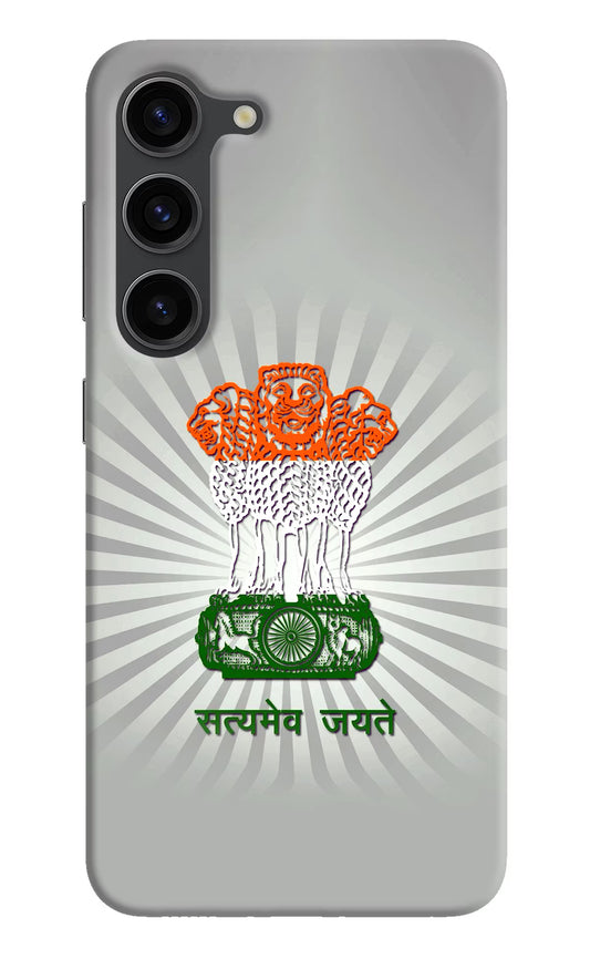 Satyamev Jayate Art Samsung S23 Plus Hard Case Back Cover by Casekaro