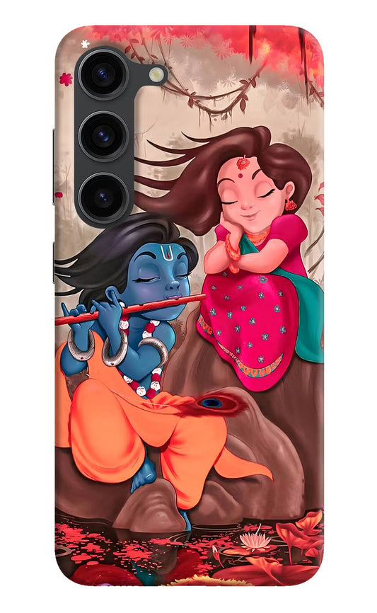 Radhe Krishna Samsung S23 Plus Hard Case Back Cover by Casekaro