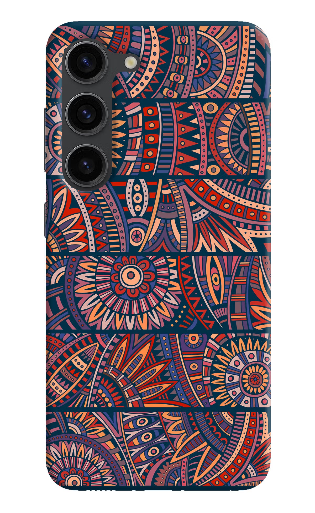 African Culture Design Samsung S23 Plus Hard Case Back Cover by Casekaro