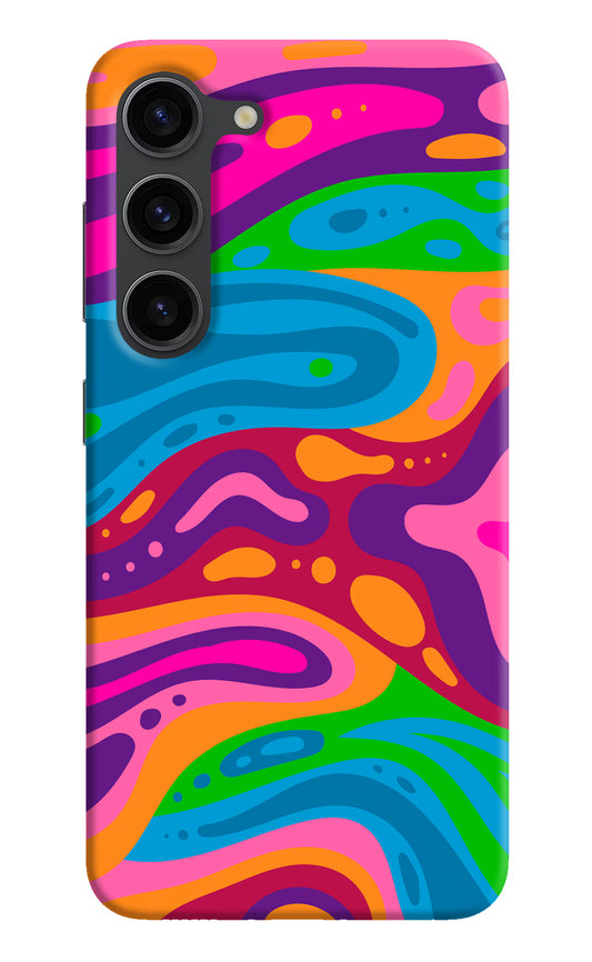 Trippy Pattern Samsung S23 Plus Hard Case Back Cover by Casekaro