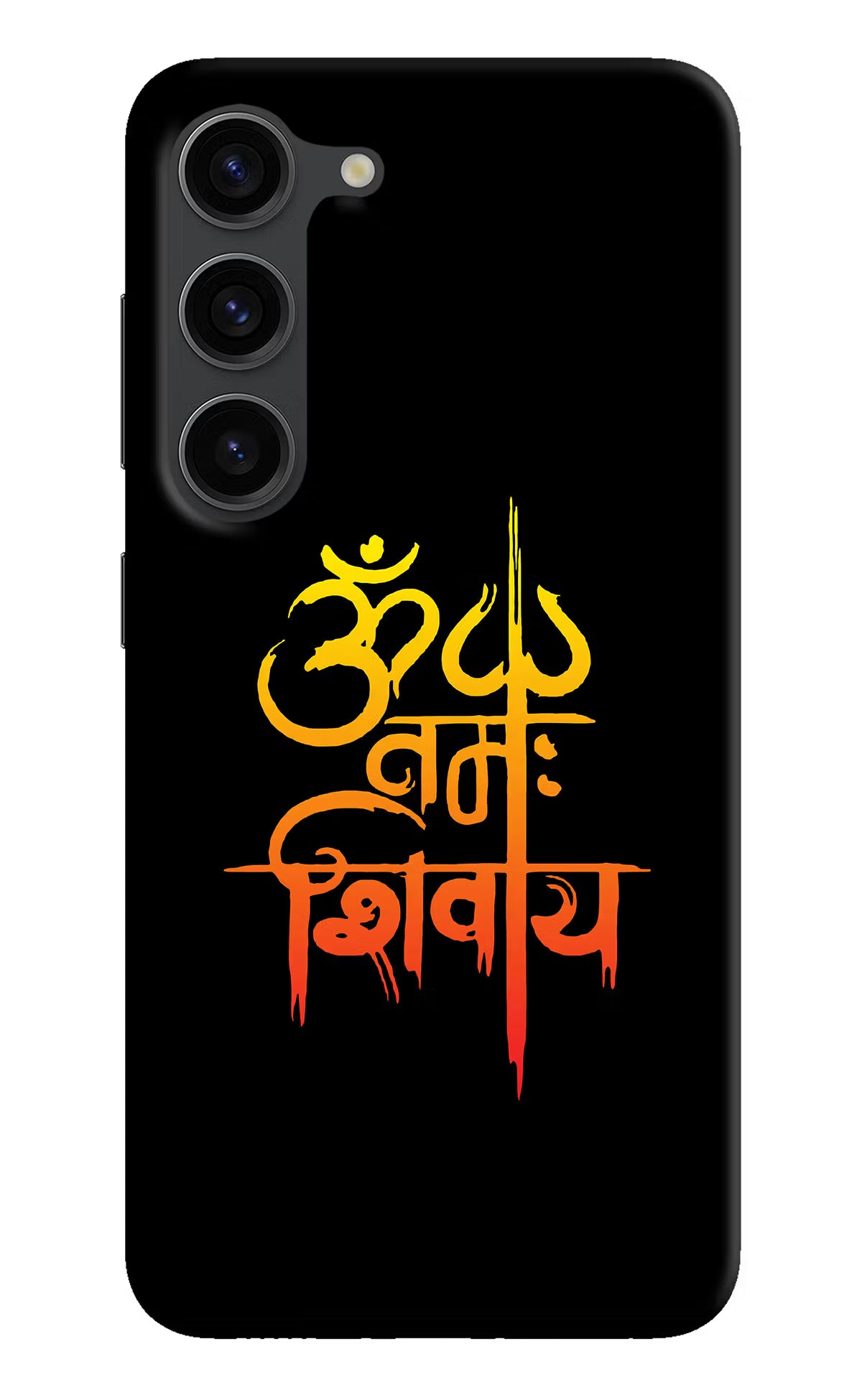 Om Namah Shivay Samsung S23 Plus Hard Case Back Cover by Casekaro
