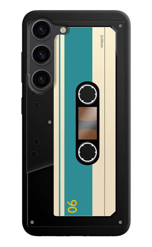 Cassette Samsung S23 Plus Hard Case Back Cover by Casekaro