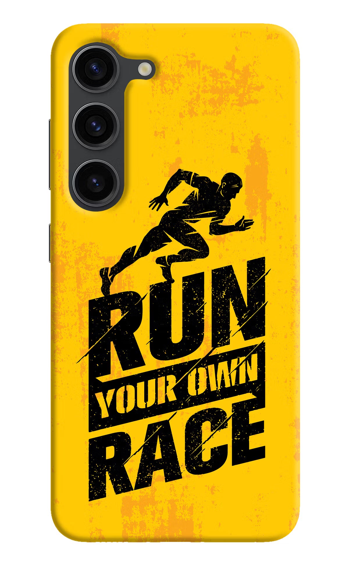 Run Your Own Race Samsung S23 Plus Hard Case Back Cover by Casekaro