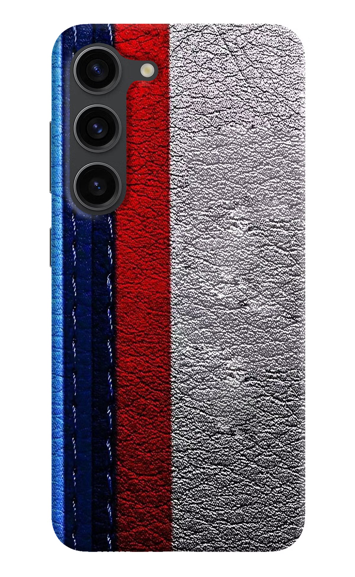 BMW Stripes Samsung S23 Plus Hard Case Back Cover by Casekaro