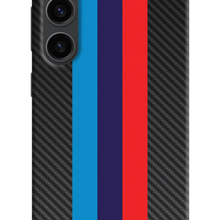 BMW Stripes Pattern Samsung S23 Plus Hard Case Back Cover by Casekaro