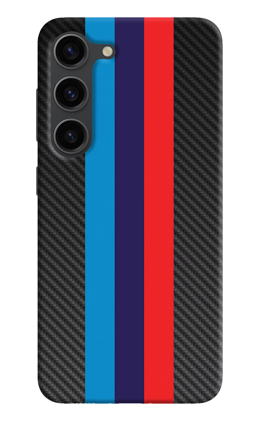 BMW Stripes Pattern Samsung S23 Plus Back Cover, Hard case