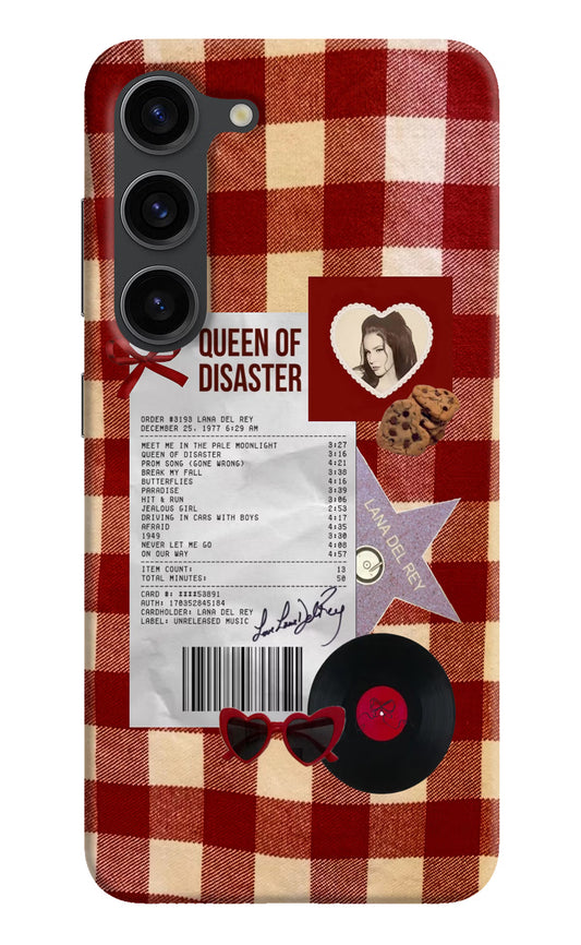 Queen of Disaster Samsung S23 Plus Hard Case Back Cover by Casekaro