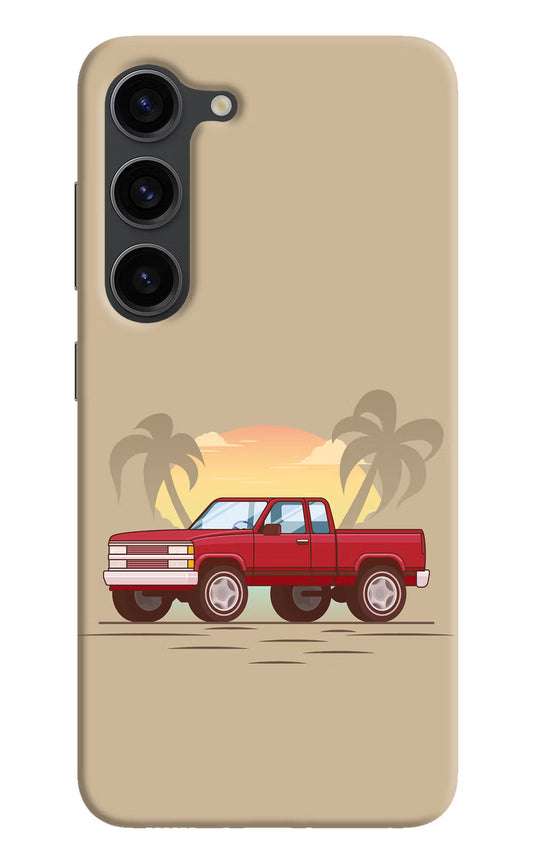Desert Classic Drive Samsung S23 Plus Hard Case Back Cover by Casekaro