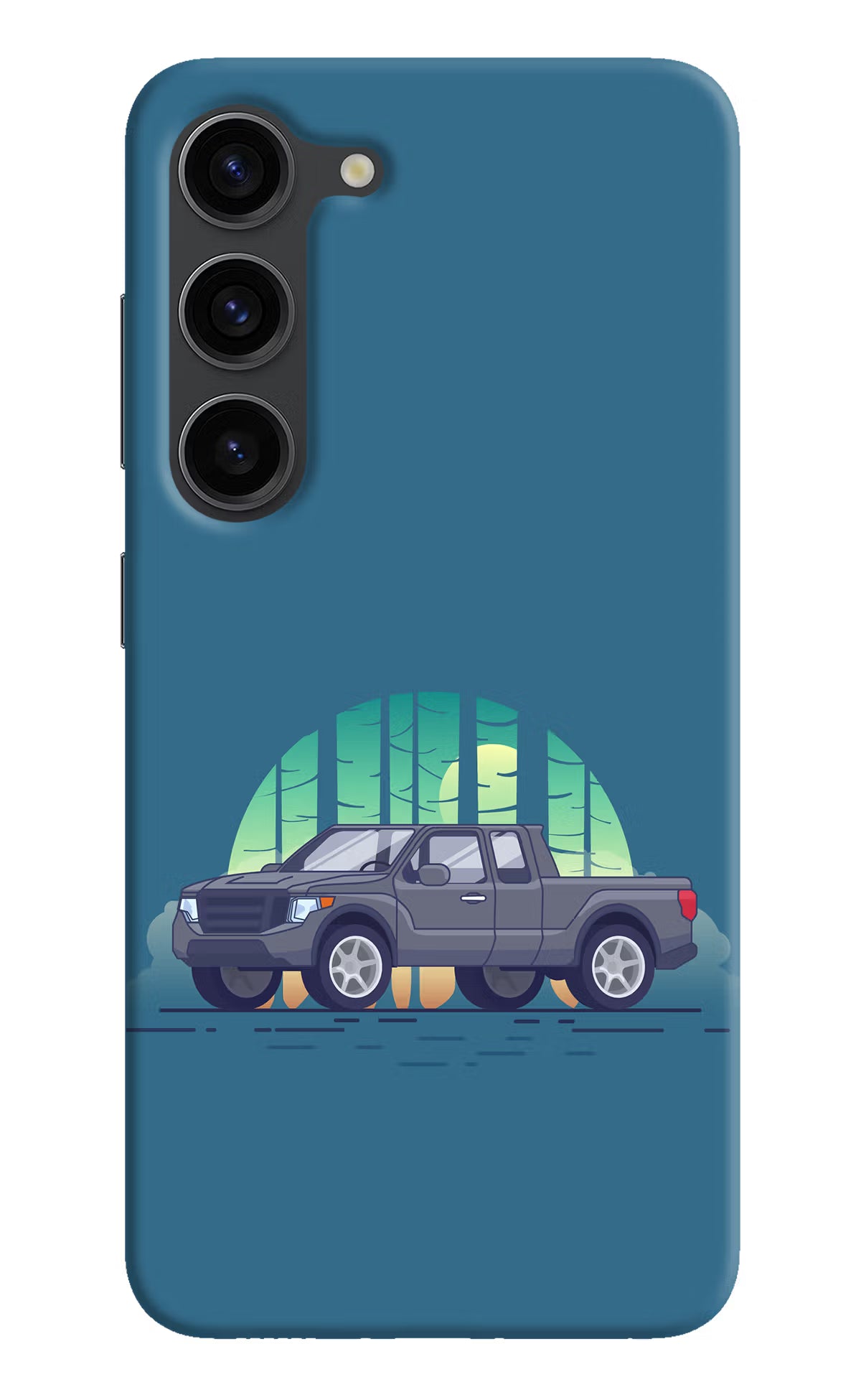Retro Garage Vibe Samsung S23 Plus Hard Case Back Cover by Casekaro