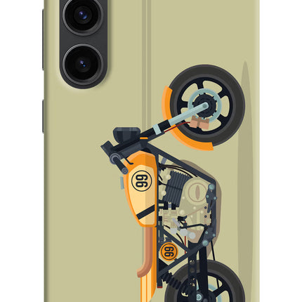 Vertical Speedster Samsung S23 Plus Hard Case Back Cover by Casekaro