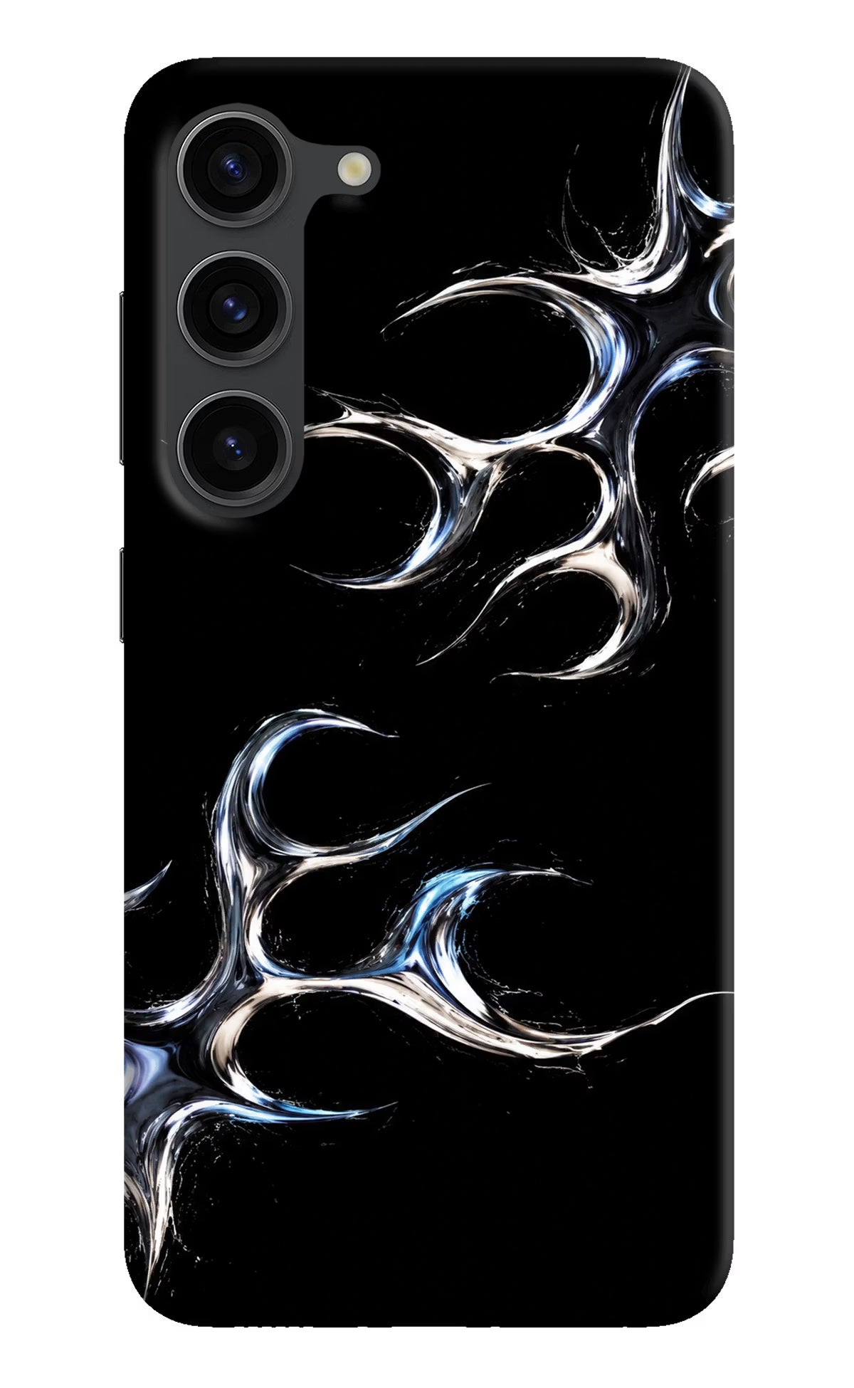 Chrome Tribal Samsung S23 Plus Hard Case Back Cover by Casekaro