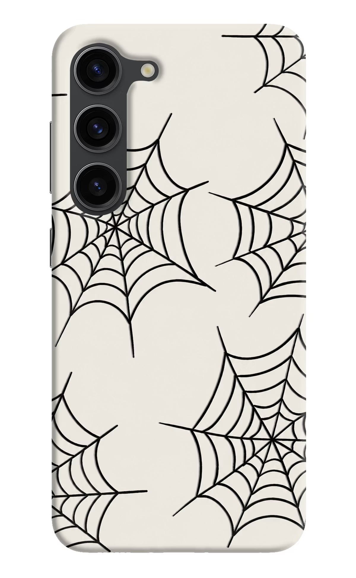 Spider Web Samsung S23 Plus Hard Case Back Cover by Casekaro