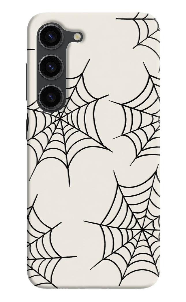 Spider Web Samsung S23 Plus Hard Case Back Cover by Casekaro