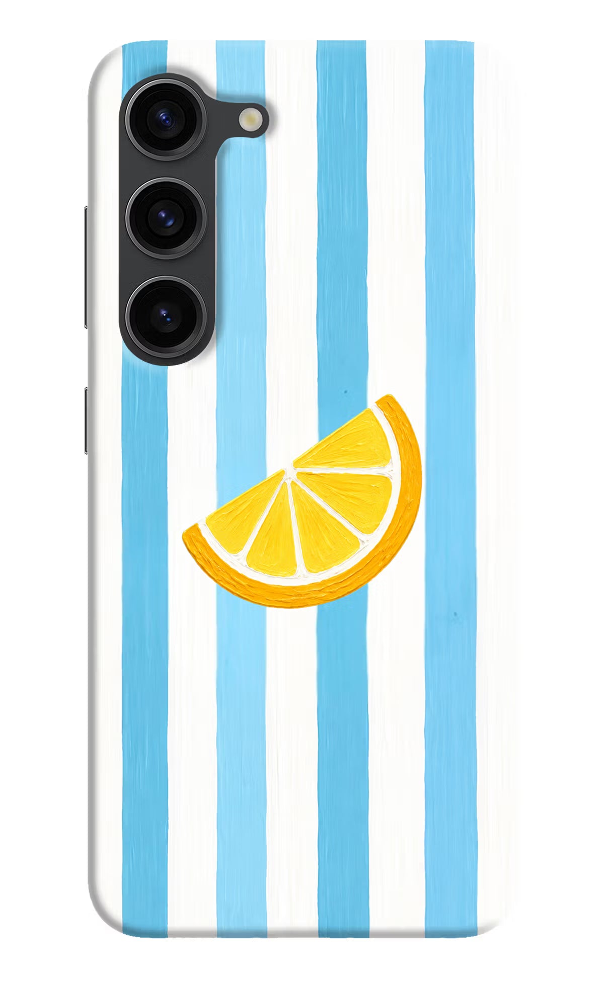 Summer Lemon Samsung S23 Plus Hard Case Back Cover by Casekaro