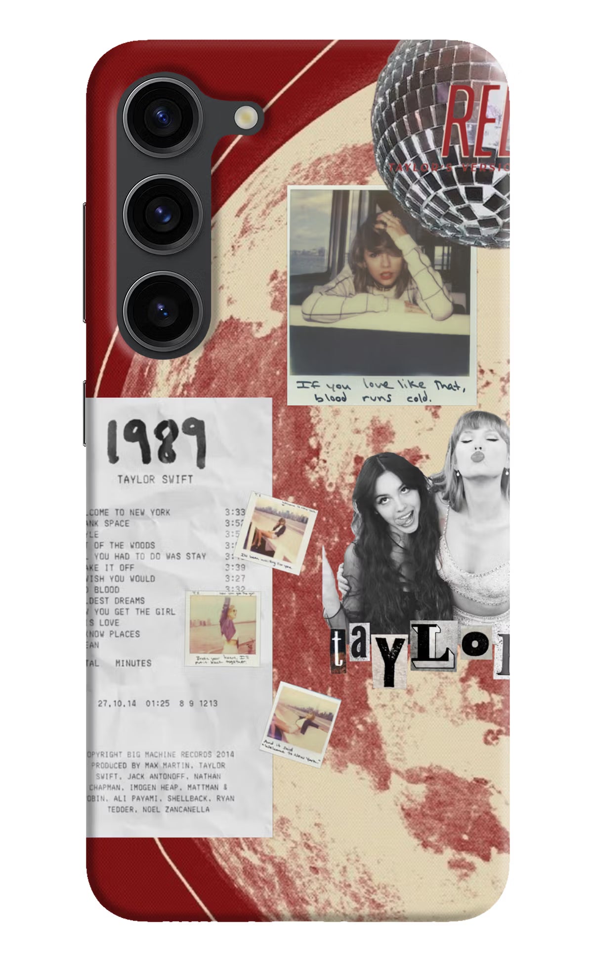 Taylor Swift Samsung S23 Plus Back Cover