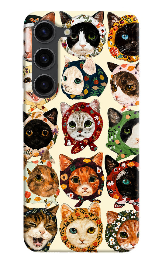 Cool Cat Samsung S23 Plus Hard Case Back Cover by Casekaro