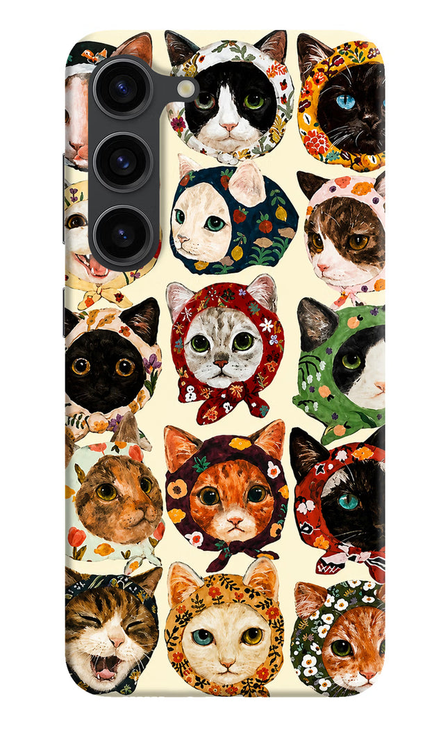 Cool Cat Samsung S23 Plus Hard Case Back Cover by Casekaro