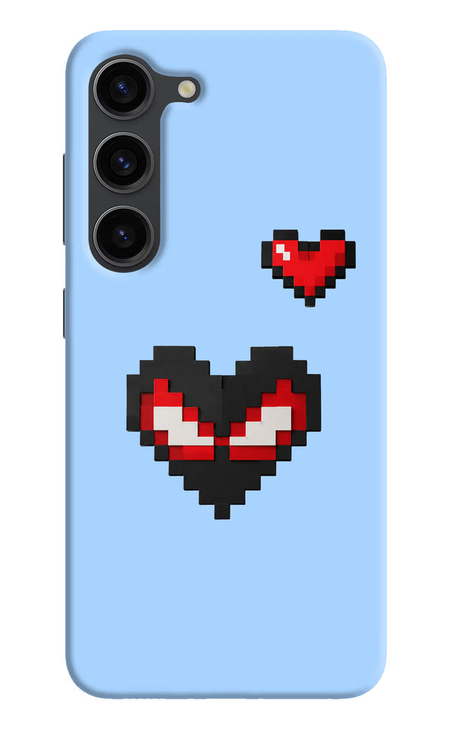 Peter Heart Samsung S23 Plus Hard Case Back Cover by Casekaro