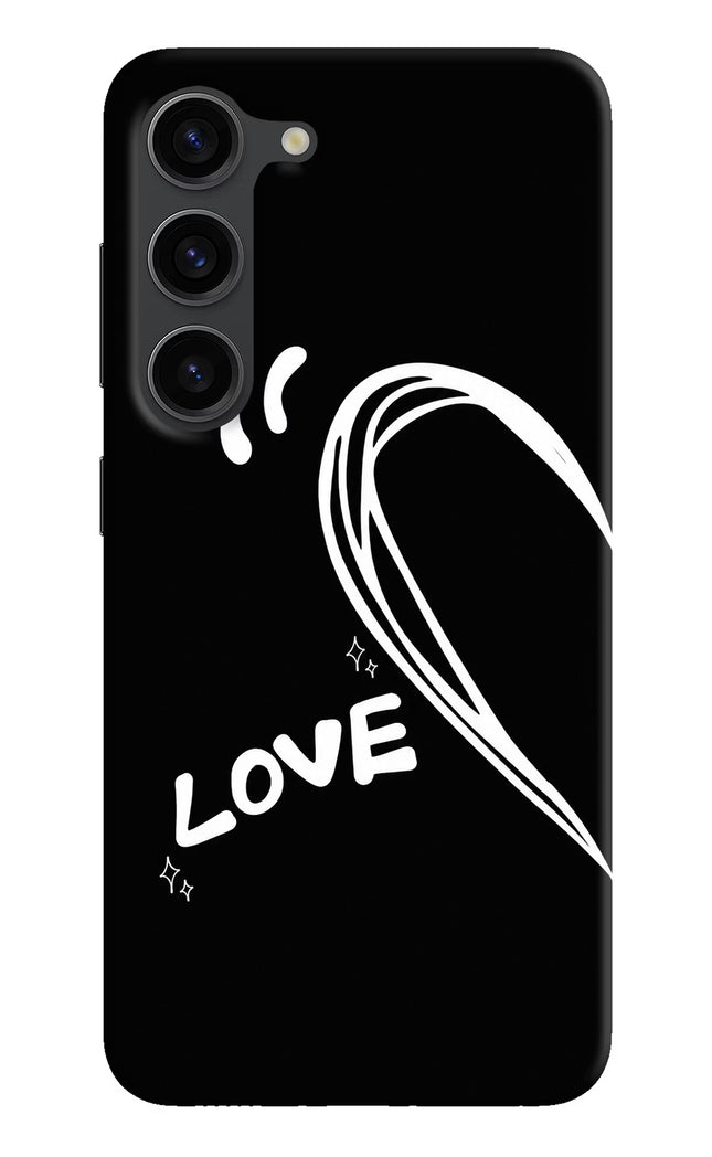 Love Line Samsung S23 Plus Hard Case Back Cover by Casekaro