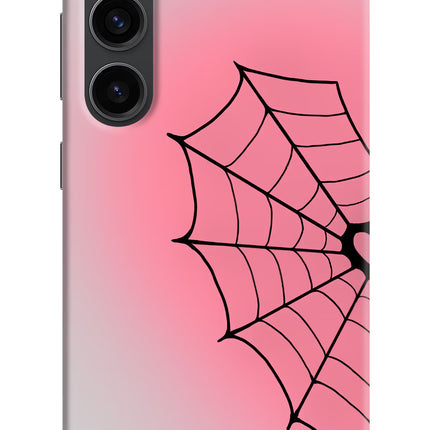 Pink Web Samsung S23 Plus Hard Case Back Cover by Casekaro