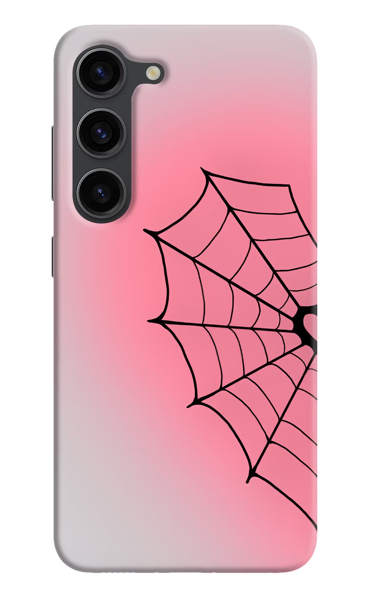 Pink Web Samsung S23 Plus Back Cover