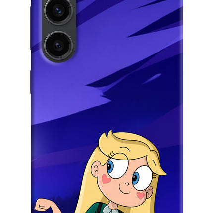 Star Glow Samsung S23 Plus Hard Case Back Cover by Casekaro