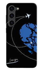 Love Orbit Samsung S23 Plus Hard Case Back Cover by Casekaro