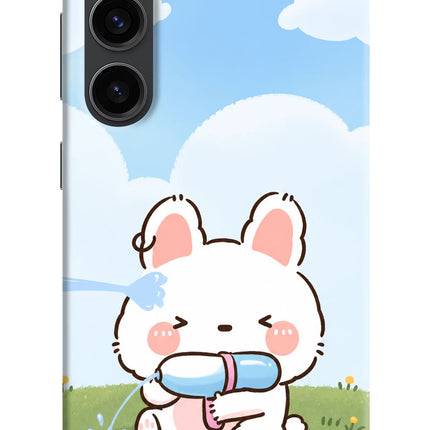 Bunny Treat Samsung S23 Plus Hard Case Back Cover by Casekaro