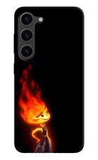 Ember Flame Samsung S23 Plus Hard Case Back Cover by Casekaro