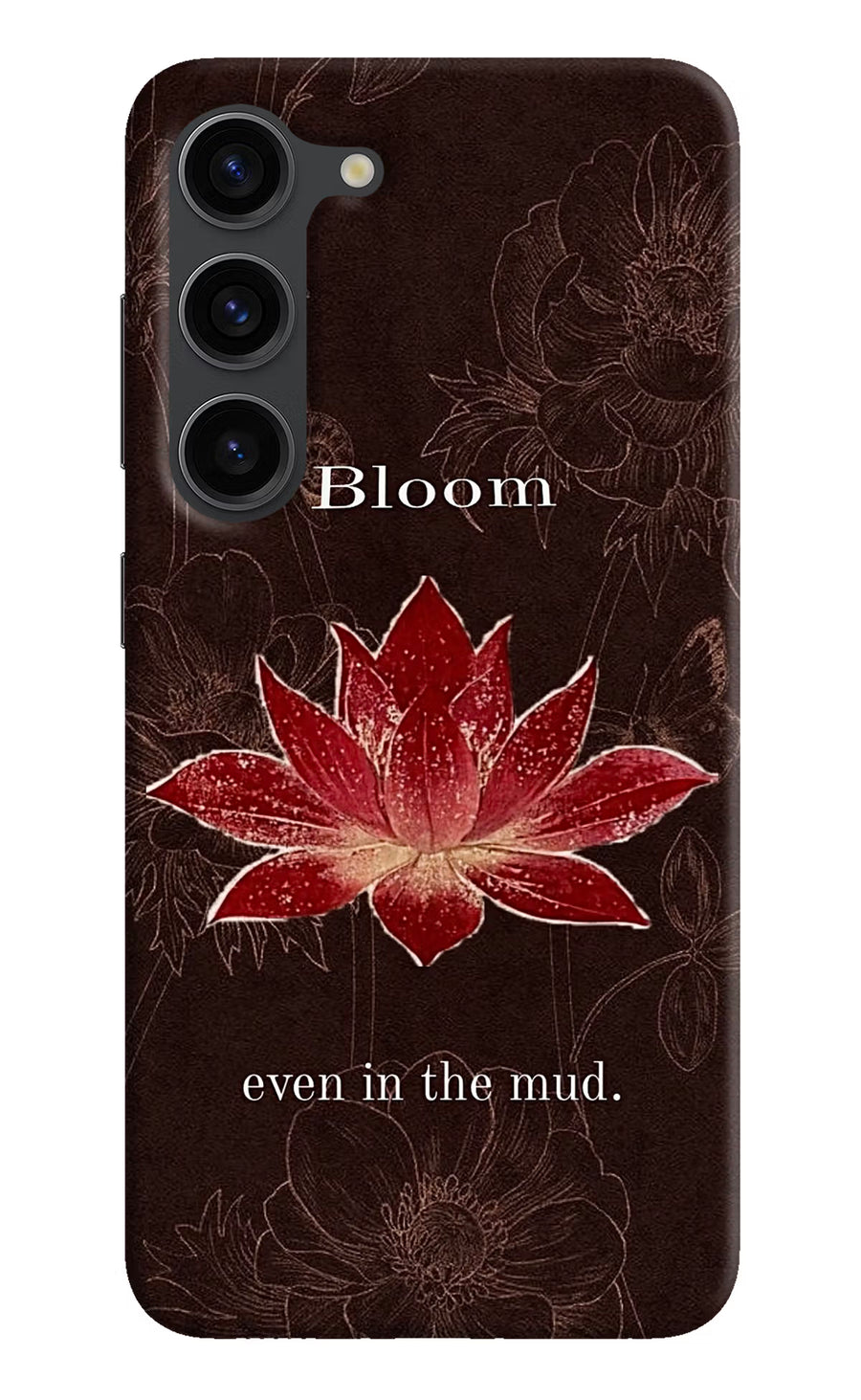 Bloom Samsung S23 Plus Back Cover, Hard case