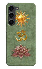 Om & Lotus Samsung S23 Plus Back Cover