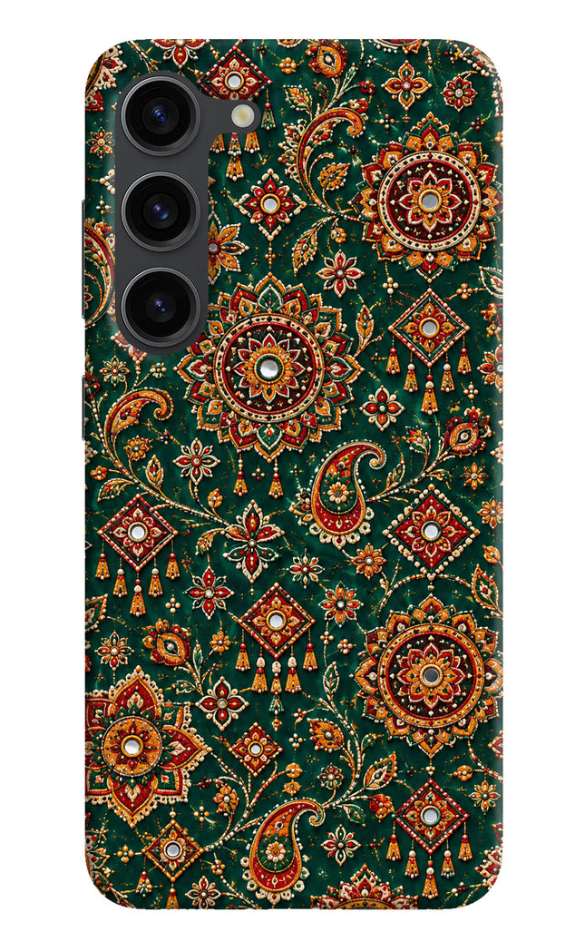 Green Pataka Samsung S23 Plus Hard Case Back Cover by Casekaro