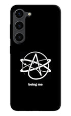 Atheist Symbol Samsung S23 Plus Hard Case Back Cover by Casekaro