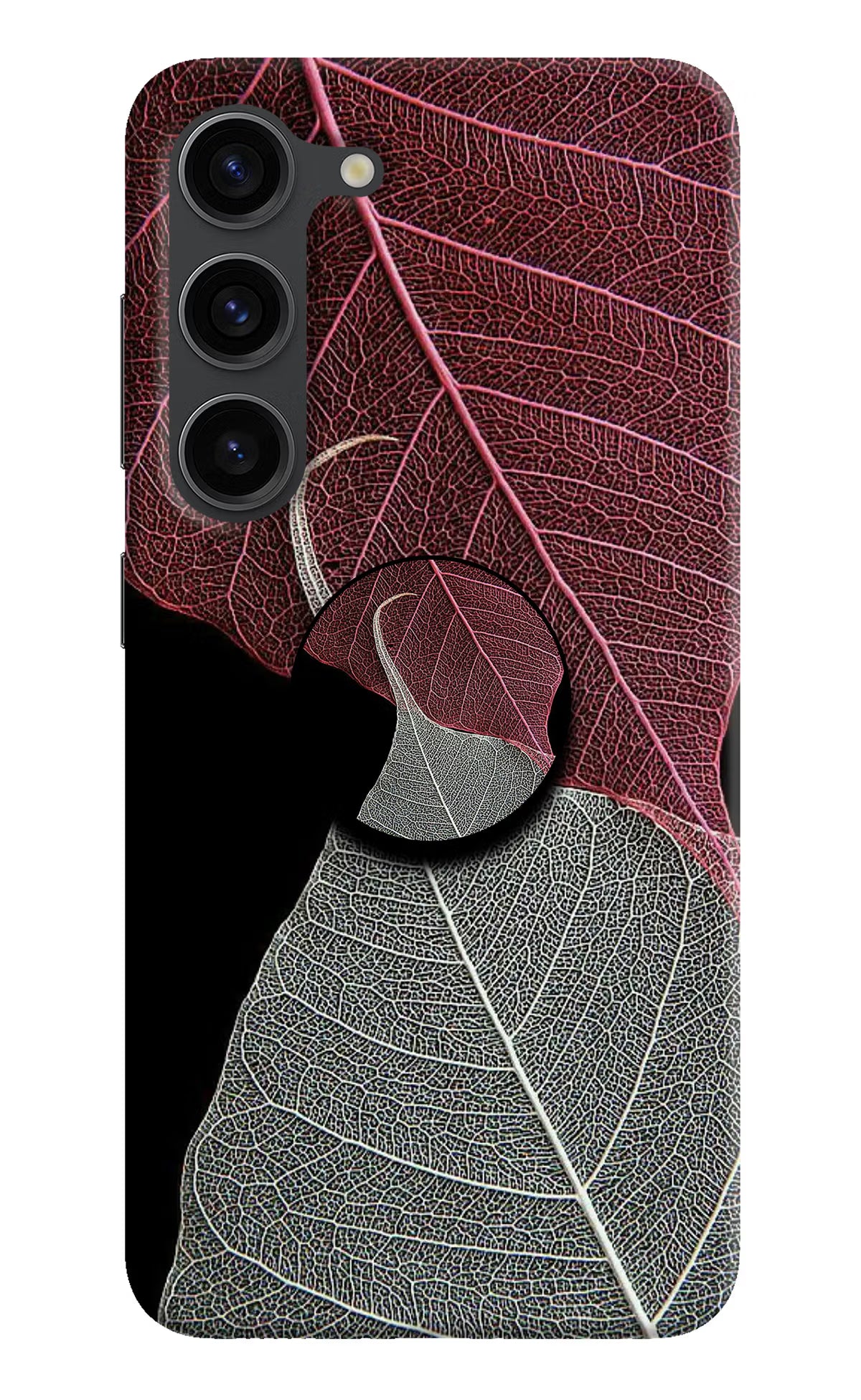 Leaf Pattern Samsung S23 Plus Pop Case by Casekaro