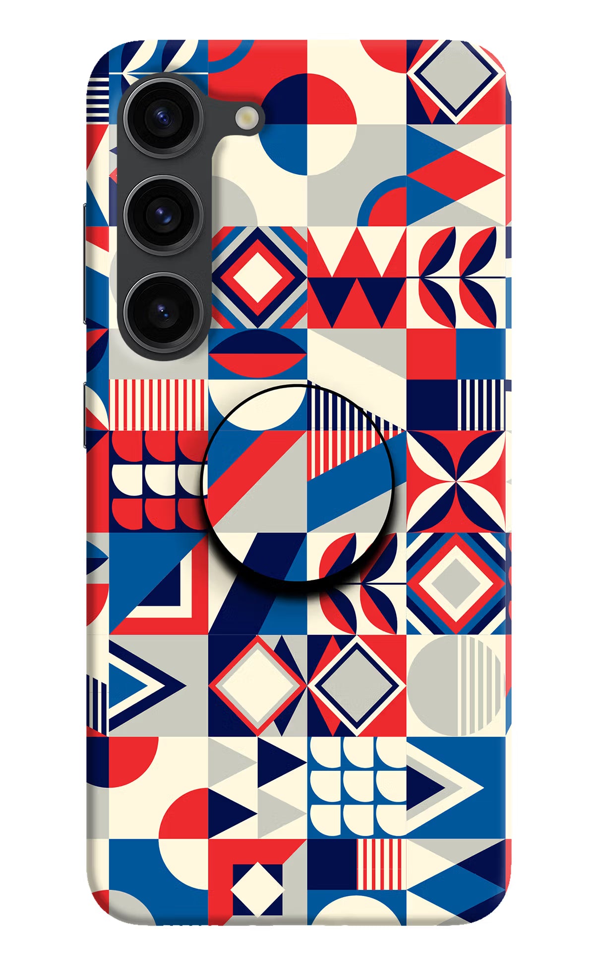 Colorful Pattern Samsung S23 Plus Pop Case by Casekaro