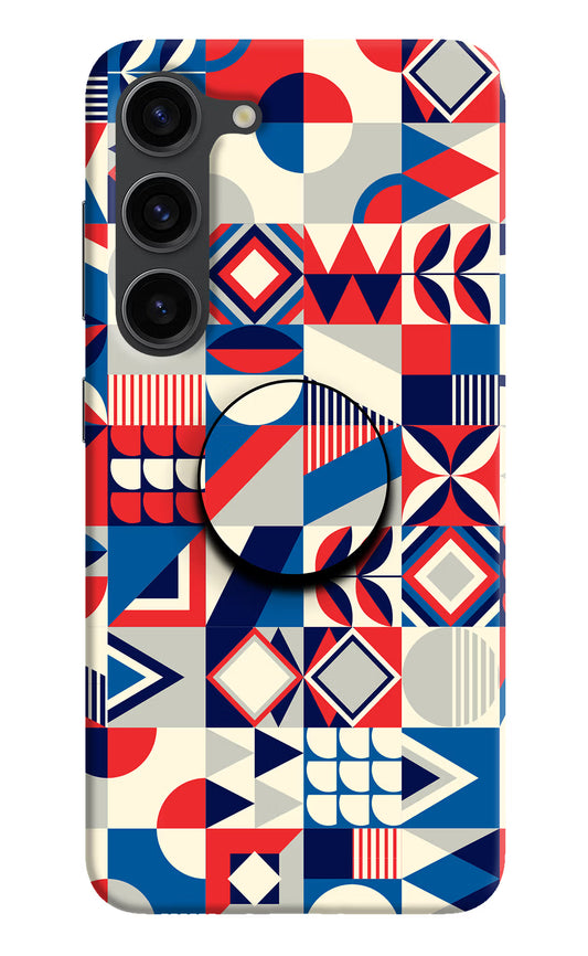 Colorful Pattern Samsung S23 Plus Pop Case by Casekaro