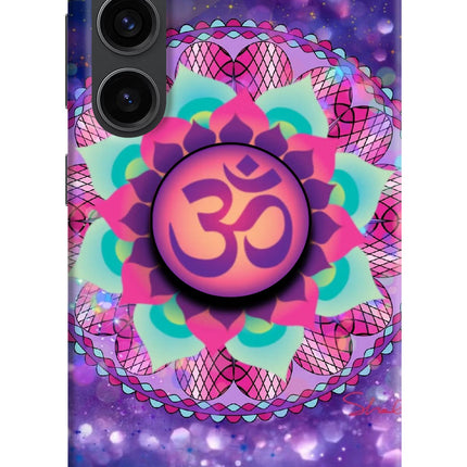 Om Purple Samsung S23 Plus Pop Case by Casekaro