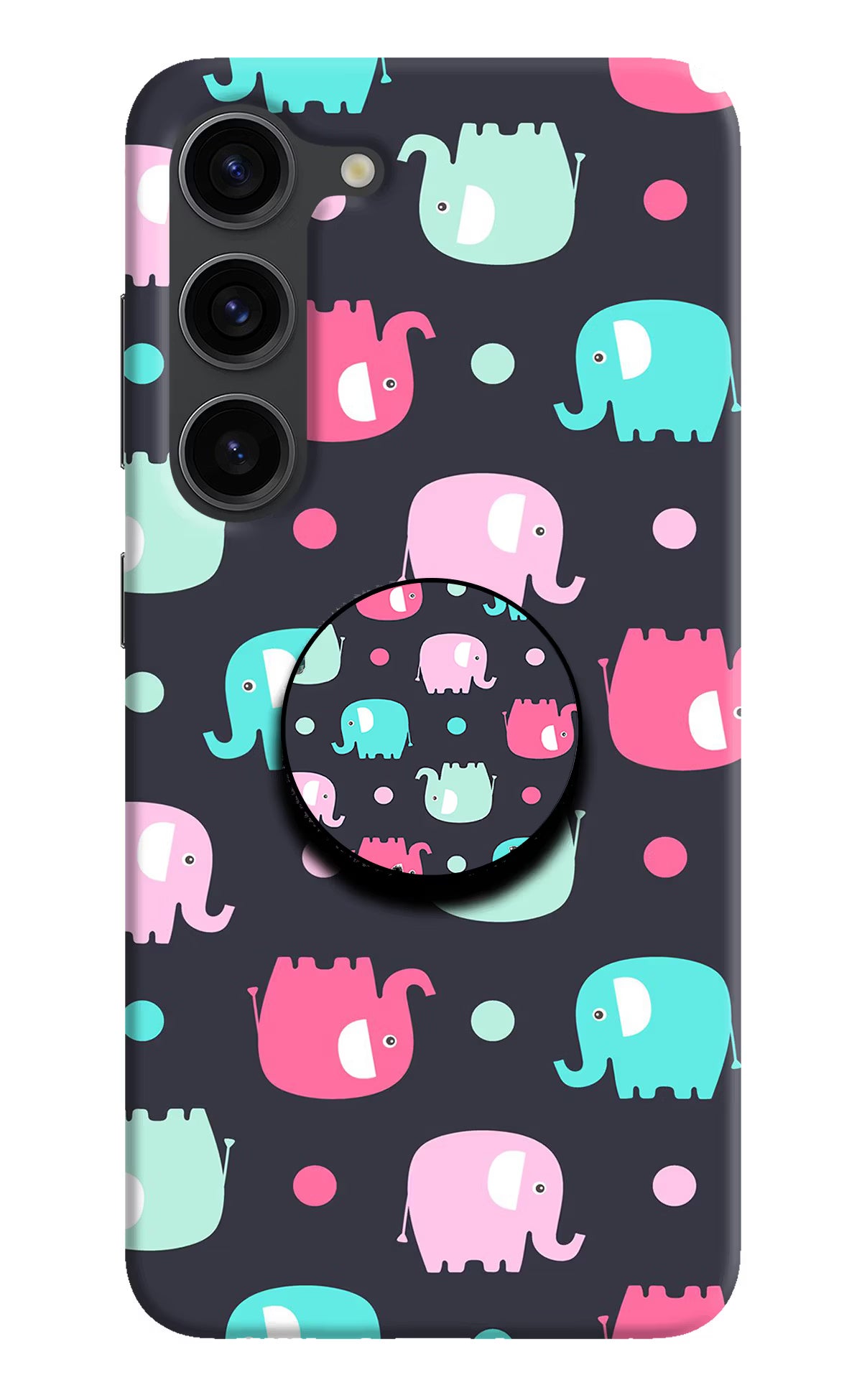 Baby Elephants Samsung S23 Plus Pop Case by Casekaro