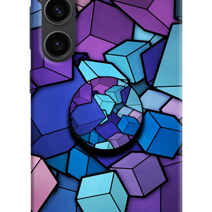 Cubic Abstract Samsung S23 Plus Pop Case by Casekaro